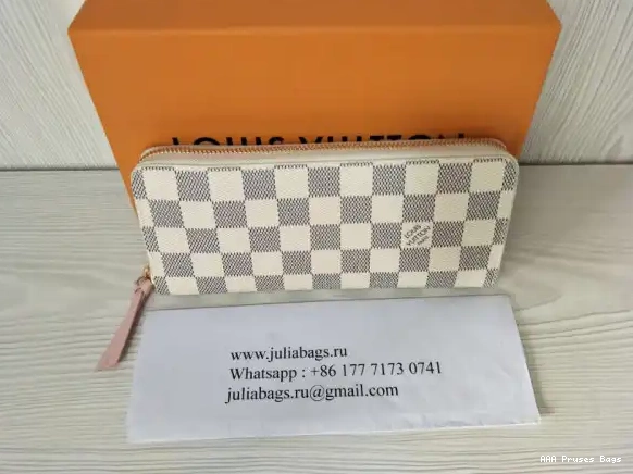 AAA Replica Ru Vuitton Louis CLEMENCE WALLET 0620